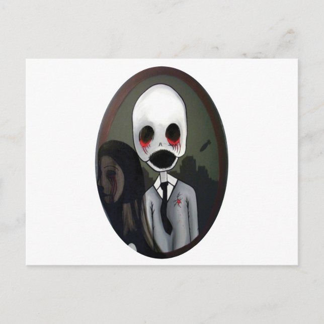 portrait of a zombie postcard (Front)