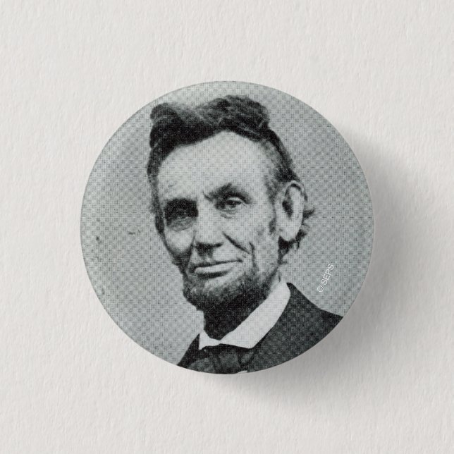 Portrait of Abe Lincoln 1 3 Cm Round Badge (Front)