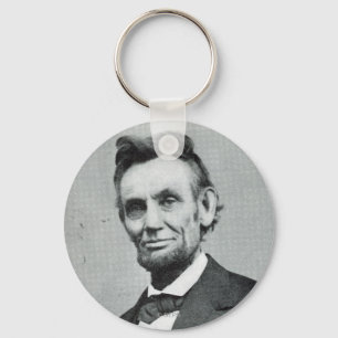 Portrait of Abe Lincoln 1 Key Ring