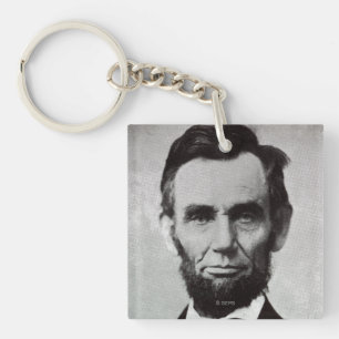 Portrait of Abe Lincoln 2 Key Ring