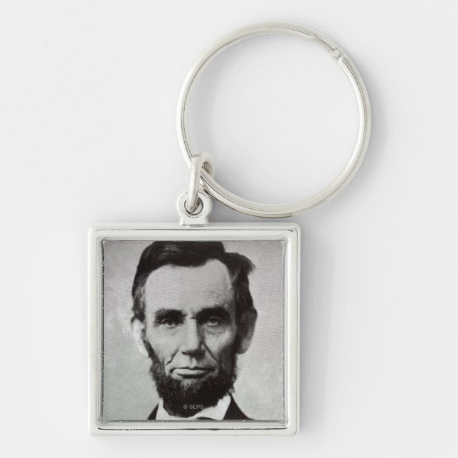 Portrait of Abe Lincoln 2 Key Ring (Front)