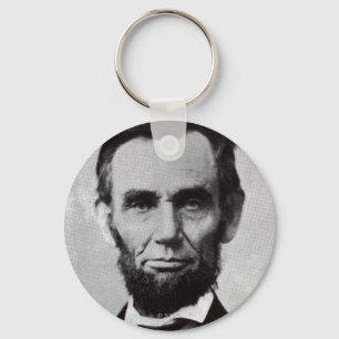 Portrait of Abe Lincoln 2 Key Ring