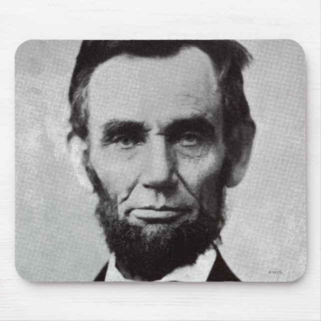 Portrait of Abe Lincoln 2 Mouse Mat (Front)