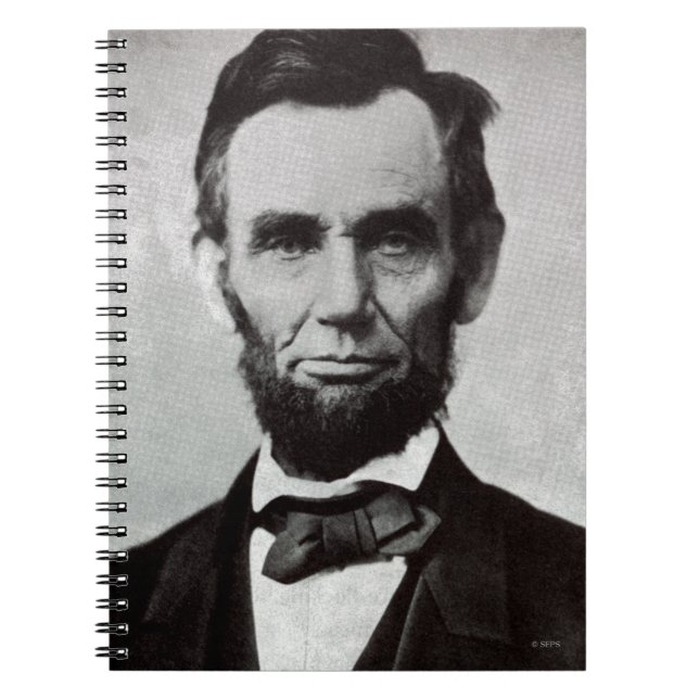 Portrait of Abe Lincoln 2 Notebook (Front)