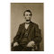 Portrait of Abraham Lincoln (1809-65) (b/w photo)