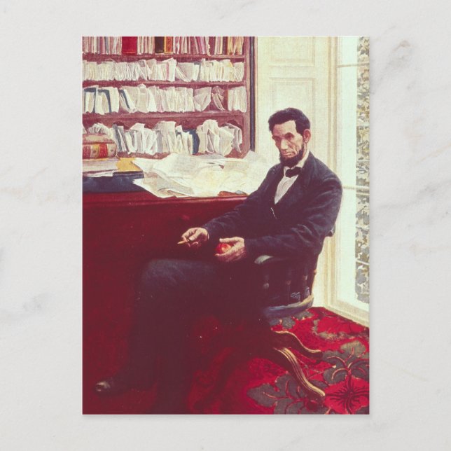 Portrait of Abraham Lincoln Postcard (Front)