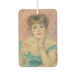 Portrait of Actress Jeanne Samary, Auguste Renoir Car Air Freshener