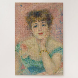 Portrait of Actress Jeanne Samary, Auguste Renoir Jigsaw Puzzle