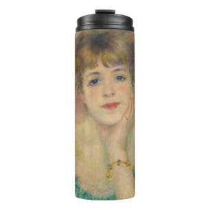 Portrait of Actress Jeanne Samary, Auguste Renoir Thermal Tumbler