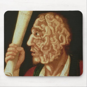 Portrait of Adam (oil) Mouse Mat