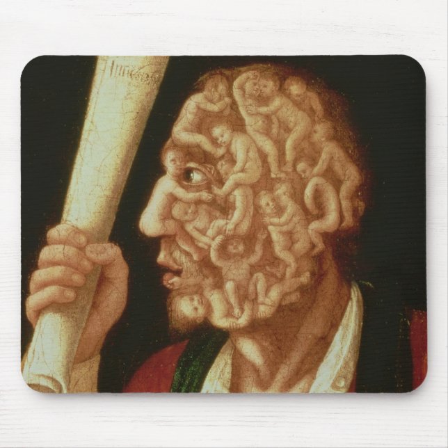 Portrait of Adam (oil) Mouse Mat (Front)