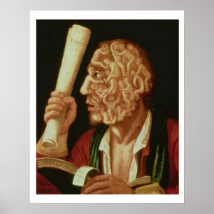 Portrait of Adam (oil) Poster