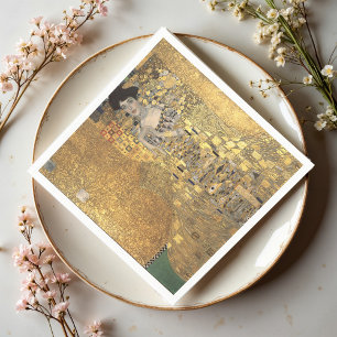 Portrait of Adele Bloch-Bauer 1, Klimt Art Napkin