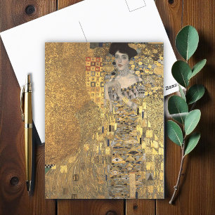 Portrait of Adele Bloch-Bauer 1, Klimt Art  Postcard