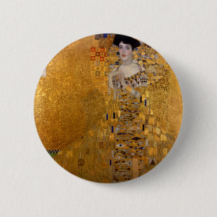 Portrait of Adele Bloch Bauer 6 Cm Round Badge
