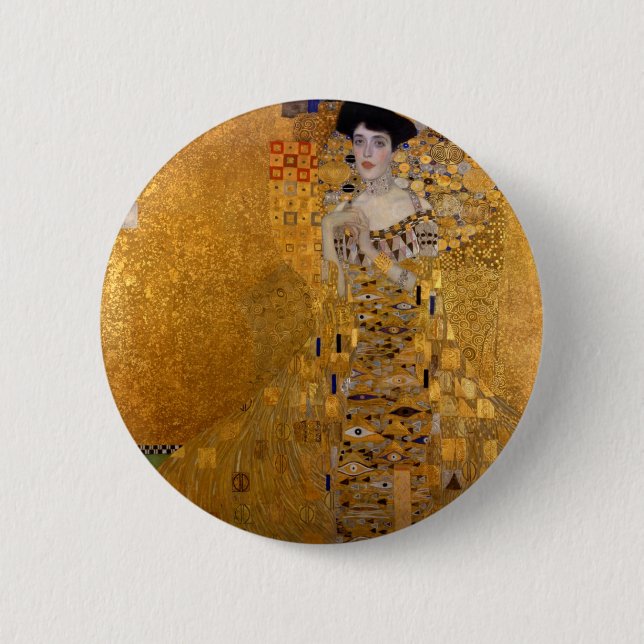 Portrait of Adele Bloch Bauer 6 Cm Round Badge (Front)
