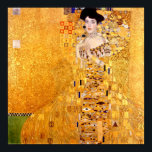 Portrait of Adele Bloch-Bauer by Gustav Klimt Poster<br><div class="desc">Portrait of Adele Bloch-Bauer I (1907). Oil,  silver and gold on canvas,  140 × 140 cm (55.1 × 55.1 in). Neue Galerie,  New York City.</div>