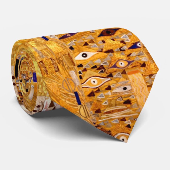 Portrait of Adele Bloch-Bauer by Gustav Klimt Tie (Rolled)