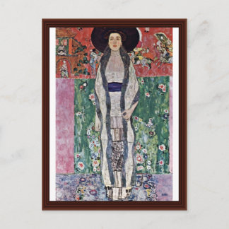 Portrait Of Adele Bloch-Bauer By Klimt Gustav Postcard