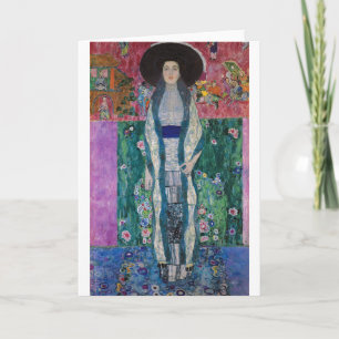 Portrait of Adele Bloch Bauer, Gustav Klimt Card