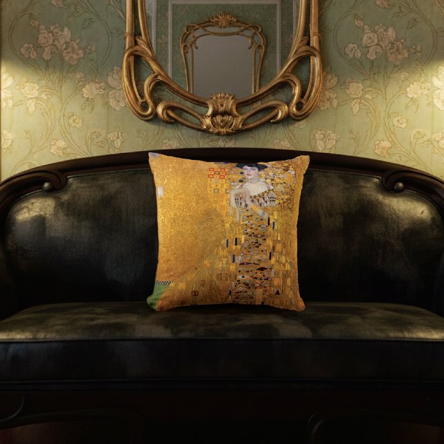 Portrait of Adele Bloch-Bauer Gustav Klimt Cushion (Creator Uploaded)