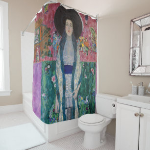 Portrait of Adele Bloch Bauer, Gustav Klimt Shower Curtain