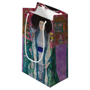 Portrait of Adele Bloch Bauer, Gustav Klimt Small Gift Bag