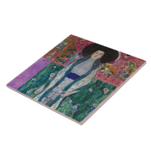 Portrait of Adele Bloch Bauer, Gustav Klimt Tile