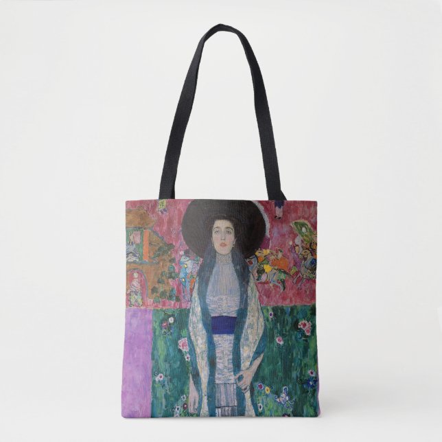 Portrait of Adele Bloch Bauer, Gustav Klimt Tote Bag (Front)