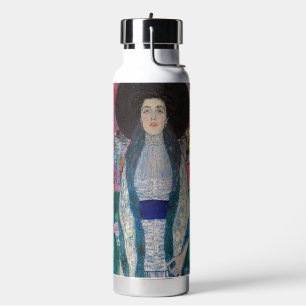 Portrait of Adele Bloch Bauer, Gustav Klimt Water Bottle