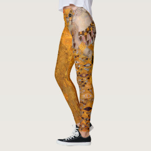 Portrait of Adele Bloch-Bauer I, 1907 by Klimt Leggings