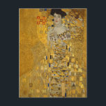 Portrait of Adele Bloch-Bauer I by Gustav Klimt Postcard<br><div class="desc">Portrait of Adele Bloch-Bauer I (1903-1907) by Gustav Klimt is a vintage Victorian Era Symbolism fine art portrait painting. Portrait of Adele Bloch-Bauer I is also known as The Lady in Gold or the Woman in Gold. The portrait shows Adele Bloch-Bauer sitting on a golden chair in front of a...</div>