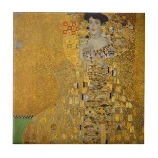 Portrait of Adele Bloch-Bauer I by Gustav Klimt Tile