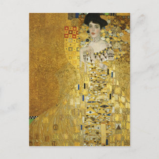 Portrait of Adele Bloch-Bauer I - Gustav Klimt Postcard