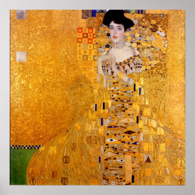 Portrait of Adele Bloch-Bauer I - Gustav Klimt Poster (Front)