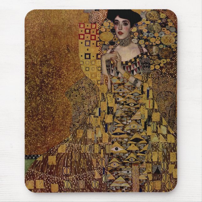 Portrait of Adele Bloch-Bauer I Mouse Mat (Front)