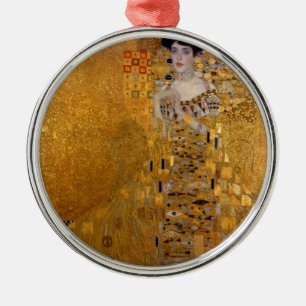 Portrait of Adele Bloch Bauer Metal Tree Decoration