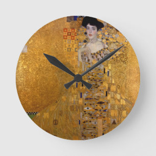 Portrait of Adele Bloch Bauer Round Clock