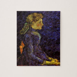 Portrait of Adeline Ravoux by Vincent van Gogh Jigsaw Puzzle