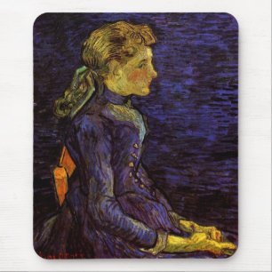 Portrait of Adeline Ravoux by Vincent van Gogh Mouse Mat