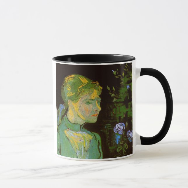 Portrait of Adeline Ravoux Van Gogh Fine Art Mug (Right)