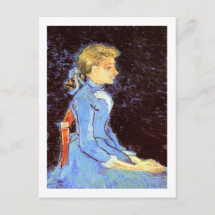 Portrait of Adeline Ravoux, Van Gogh Fine Art Postcard