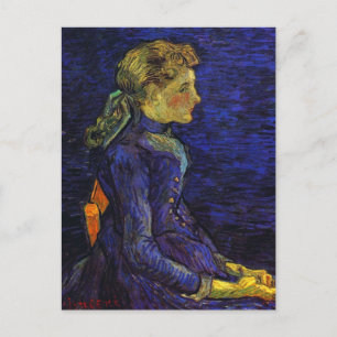 Portrait of Adeline Ravoux, Van Gogh Fine Art Postcard