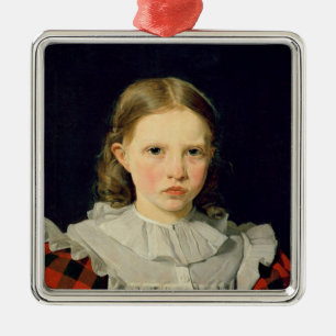 Portrait of Adolphine Kobke  19th June 1832 Metal Tree Decoration