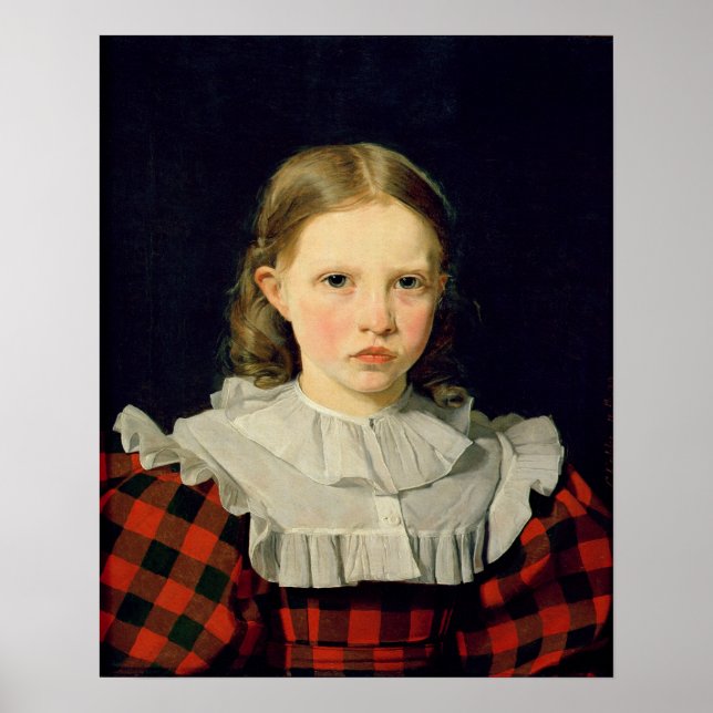 Portrait of Adolphine Kobke  19th June 1832 Poster (Front)