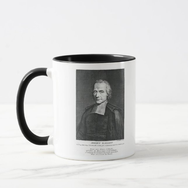 Portrait of Adrien Baillet Mug (Left)