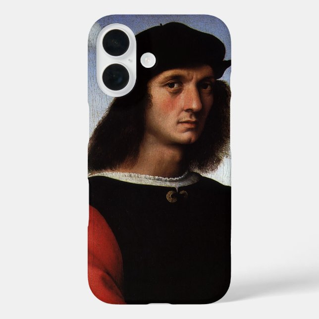 Portrait of Agnolo Doni by Raphael Sanzio Case-Mate iPhone Case (Back)