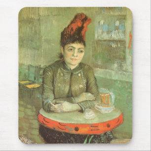 Portrait of Agostina Segatori by Vincent van Gogh Mouse Mat