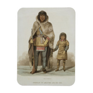 Portrait of Akaitcho and his Son, from 'Narrative Magnet