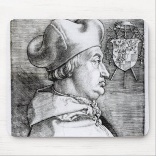 Portrait of Albert, Cardinal Elector of Mainz Mouse Mat